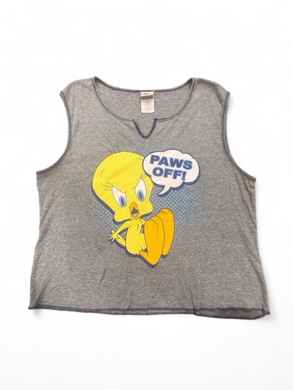Warner Bros. Looney Tunes Bug Bunny Tag Tee - Grey, Red & Yellow